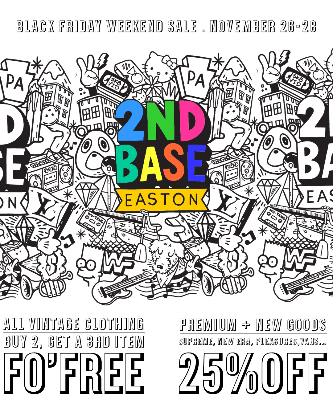 Black Friday Weekend at 2nd Base Vintage