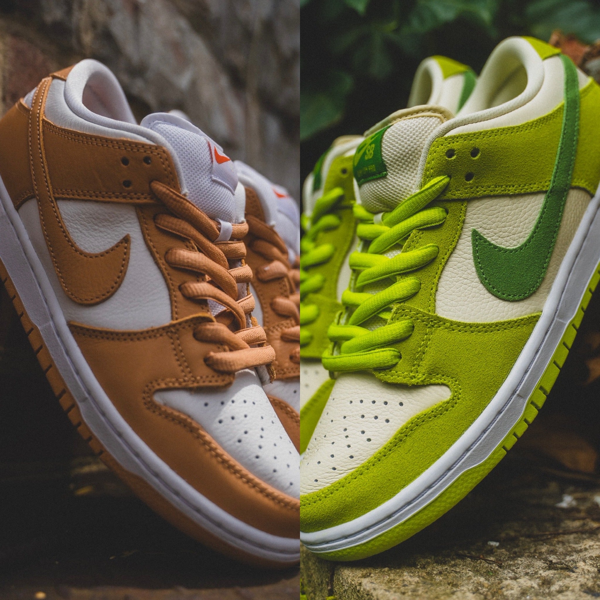 Green Apple & Cognac Dunk Raffle Details