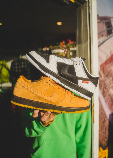 Tightbooth & Wheat Dunk Low Raffle Details