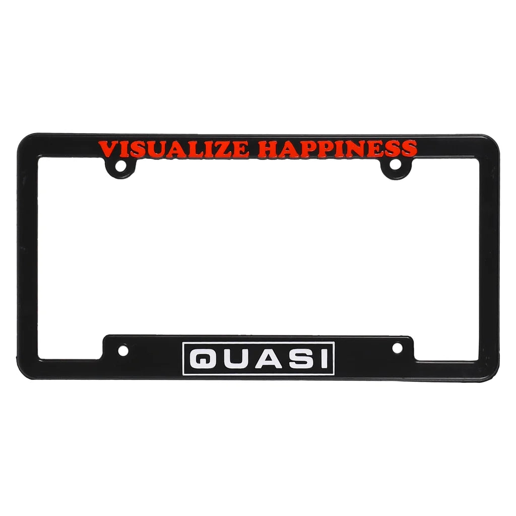 Happiness License Plate Cover