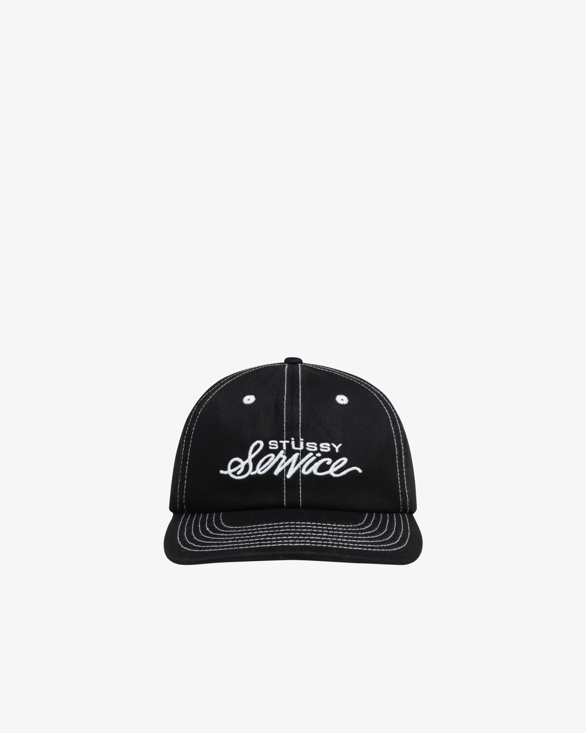 帽子 Stussy MD Stussy Service Strapback black MD Service Strapback Cap Hat – HOMEBASE610