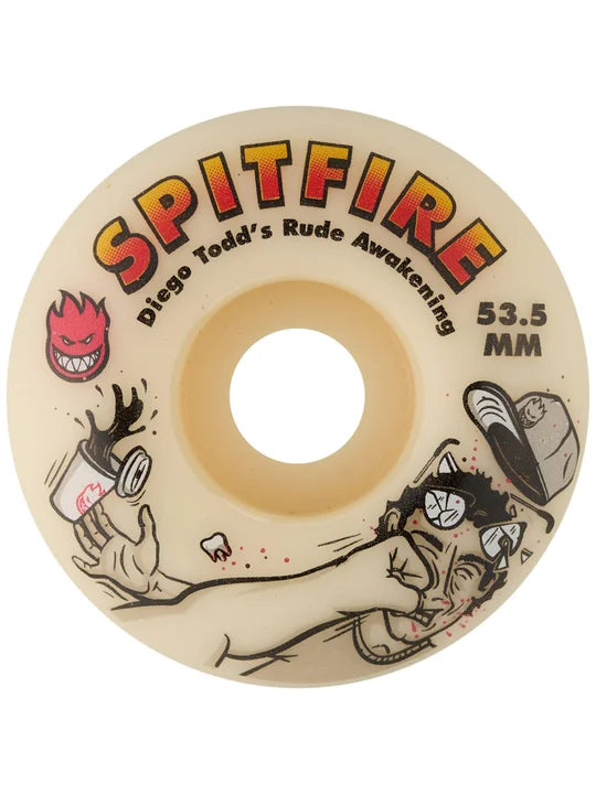 Spitfire Formula Four Todd Rude Awakening 99a Classic 53.5mm Wheels