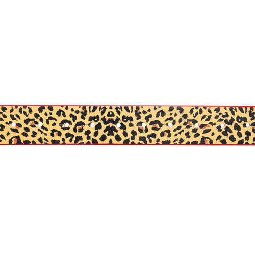 Riveted Leather Belt-Cheetah