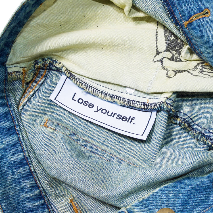 Faded C-Star Denim Shorts