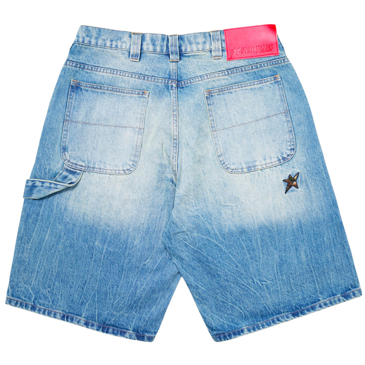 Faded C-Star Denim Shorts