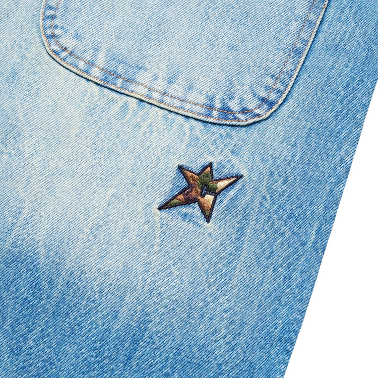 Faded C-Star Denim Shorts