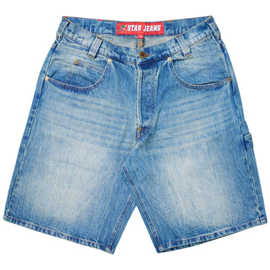 Faded C-Star Denim Shorts