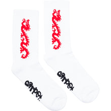 Load image into Gallery viewer, Dragon Sock-White