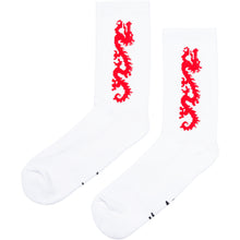 Load image into Gallery viewer, Dragon Sock-White