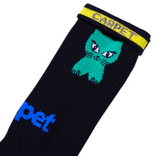 Load image into Gallery viewer, Cat Sock-Black