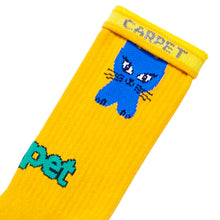 Load image into Gallery viewer, Cat Sock-Yellow