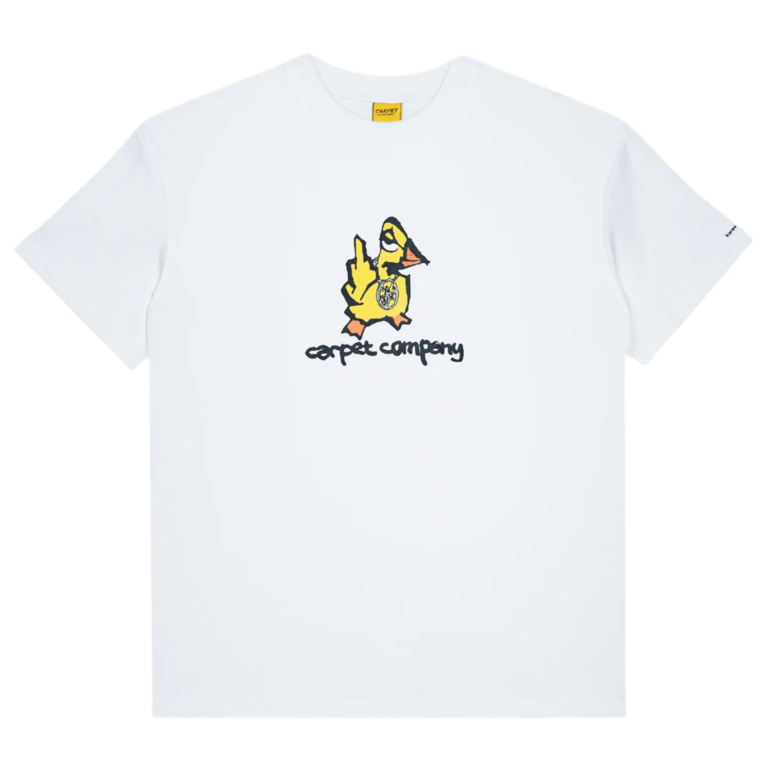 【CARPET COMPANY】 Duck You Tee White Carpet Company 'Duck You' T-Shirt (White) | Cardiff