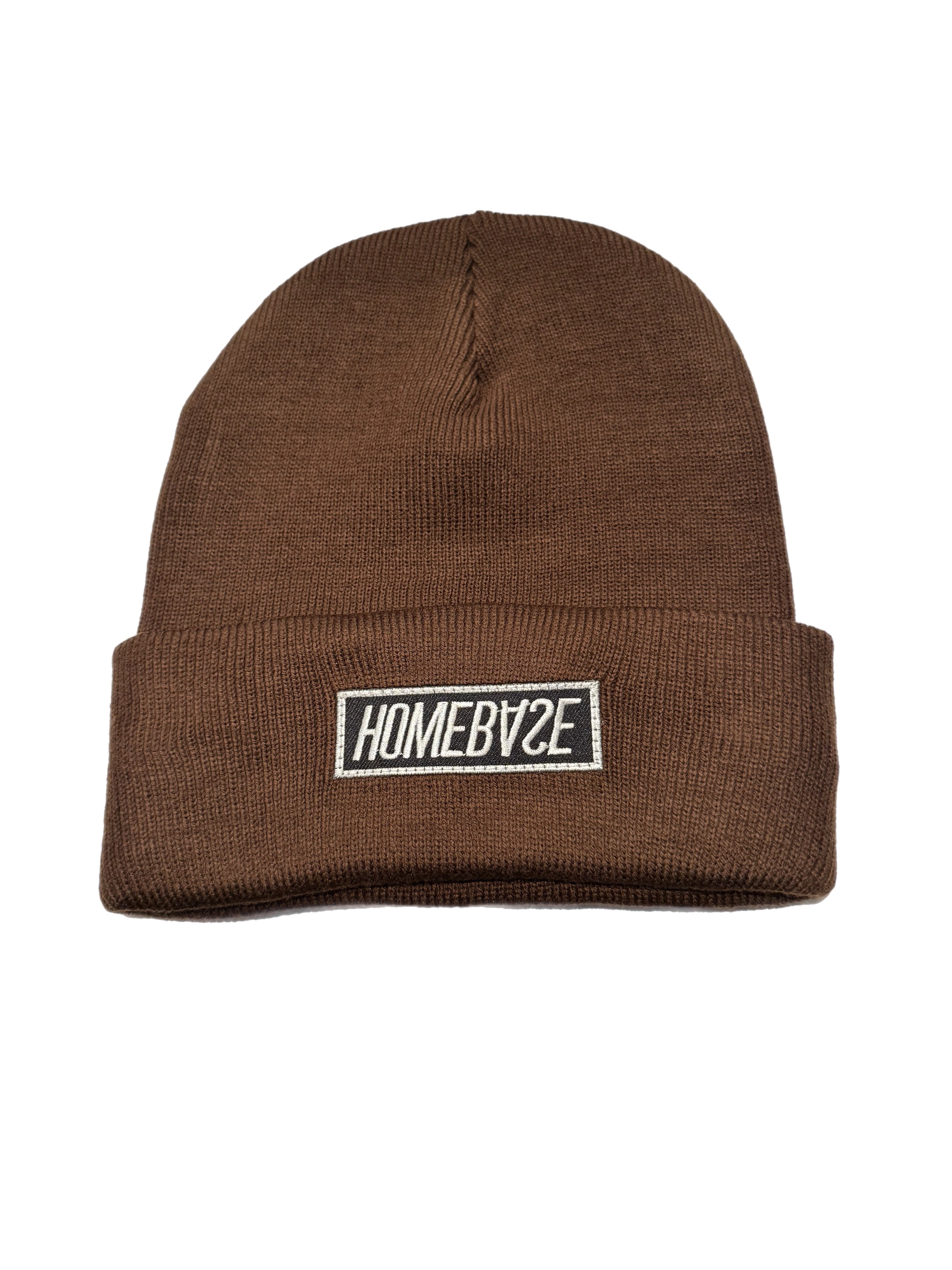 HB Box Logo Beanie Brown