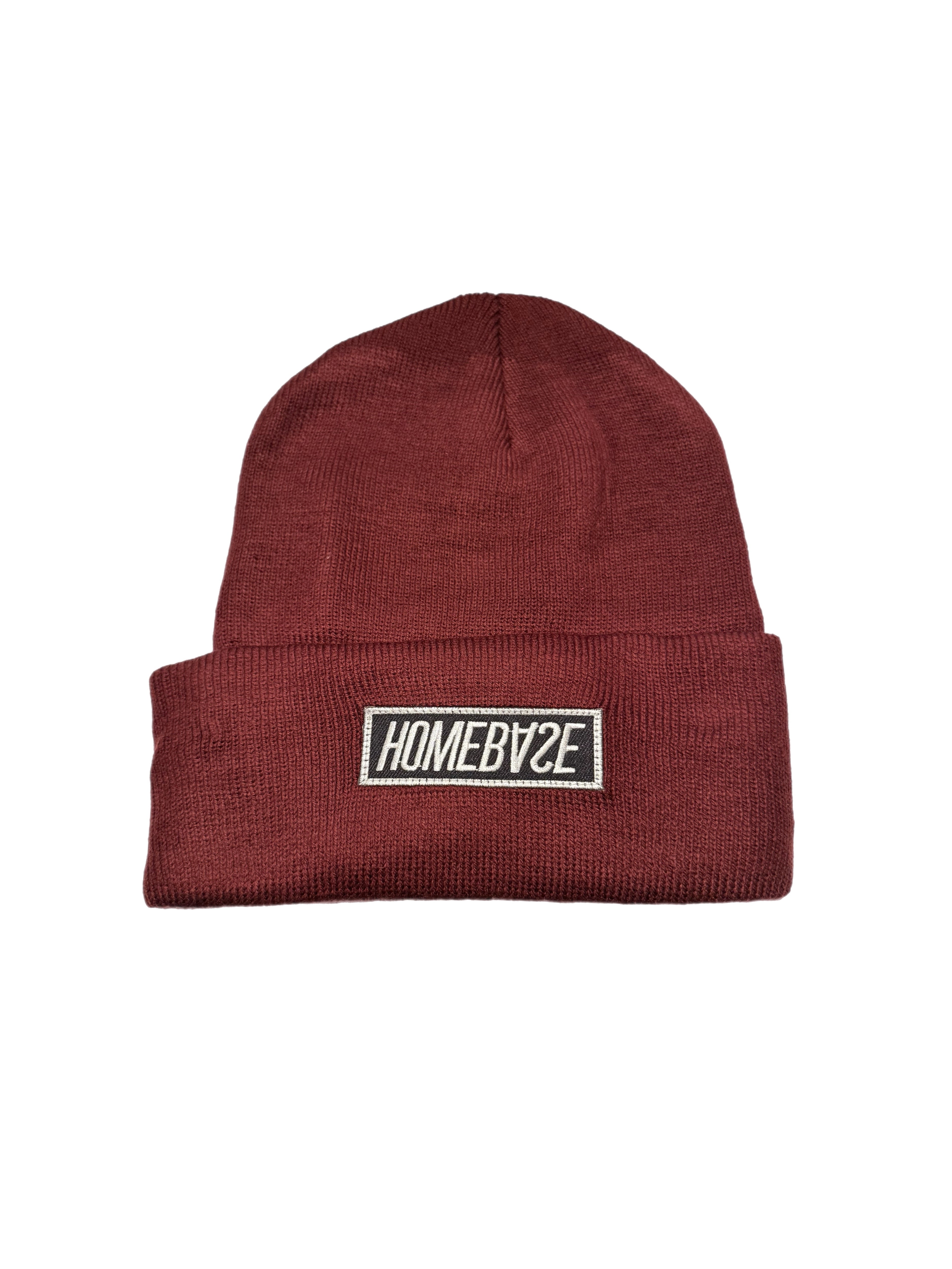 HB Box Logo Beanie Maroon