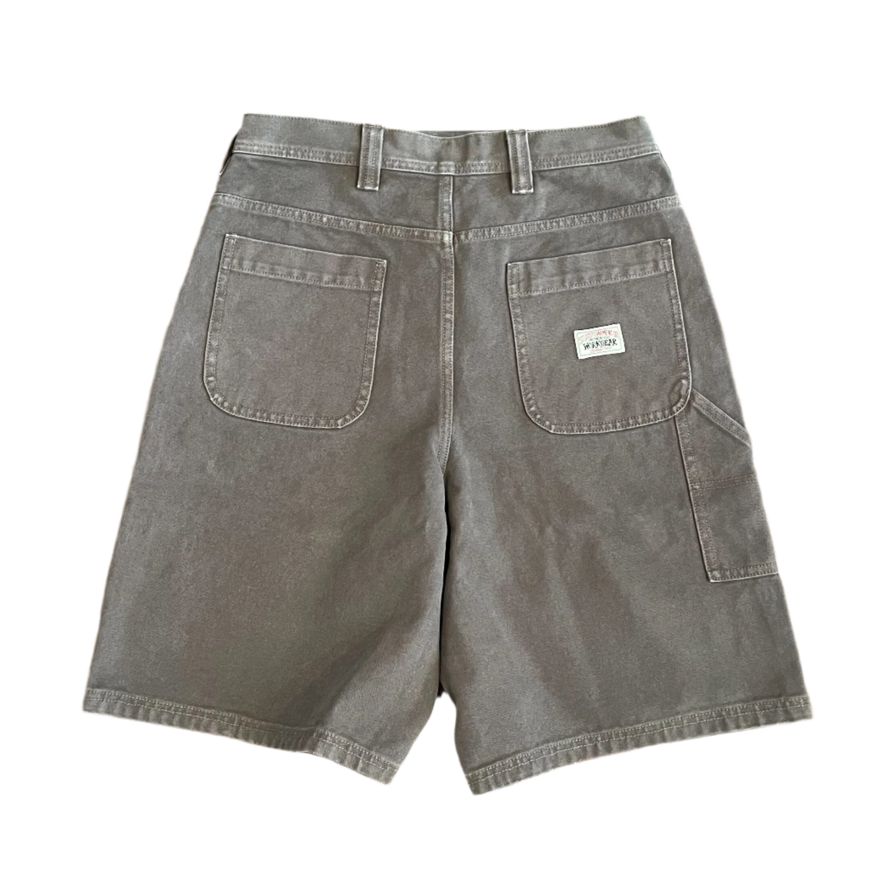 Washed Canvas Work Short