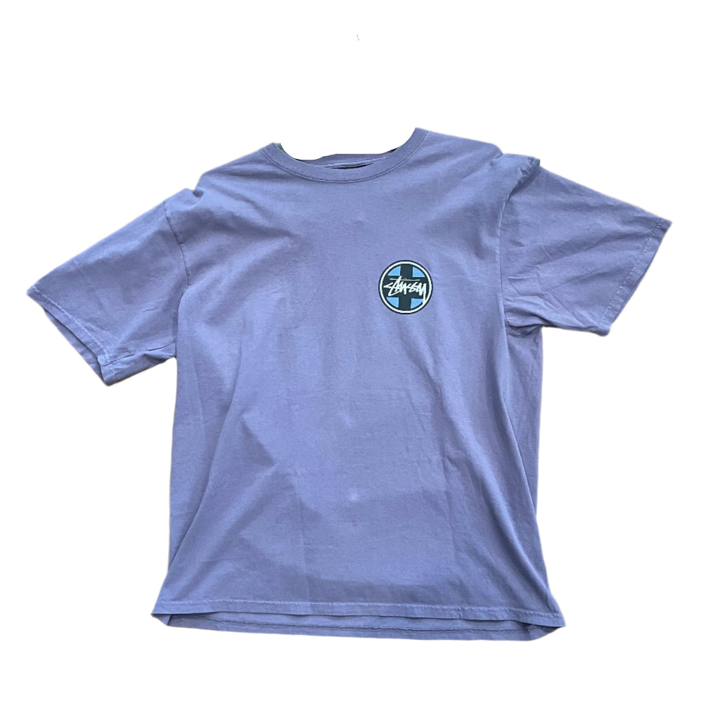 Cross Dot Pig. Dyed T-Shirt