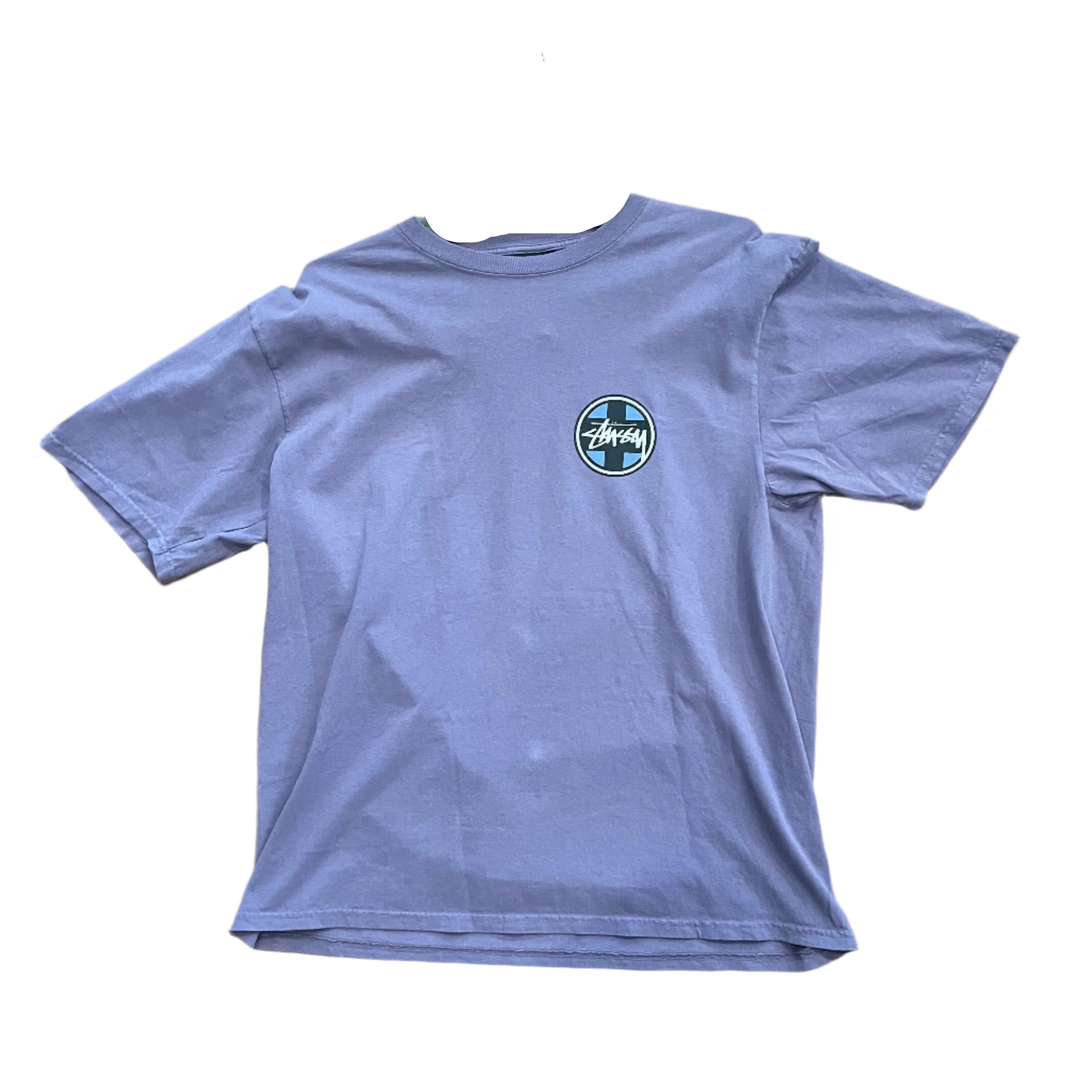 Cross Dot Pig. Dyed T-Shirt