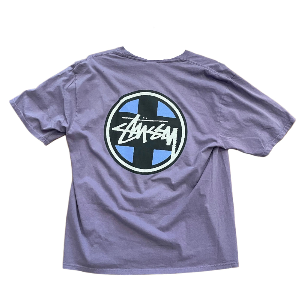 Cross Dot Pig. Dyed T-Shirt