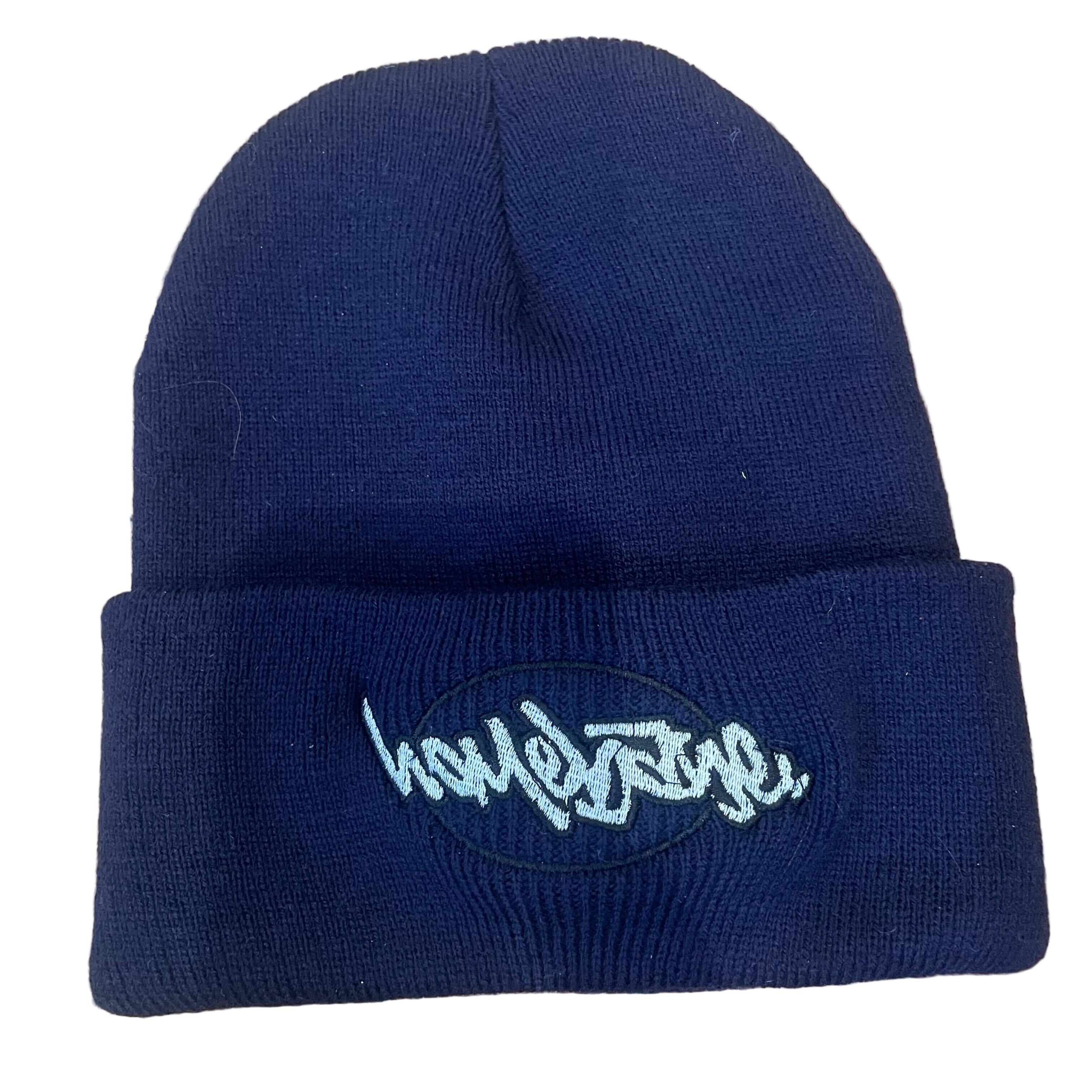 HB Oval Beanie Navy Blue