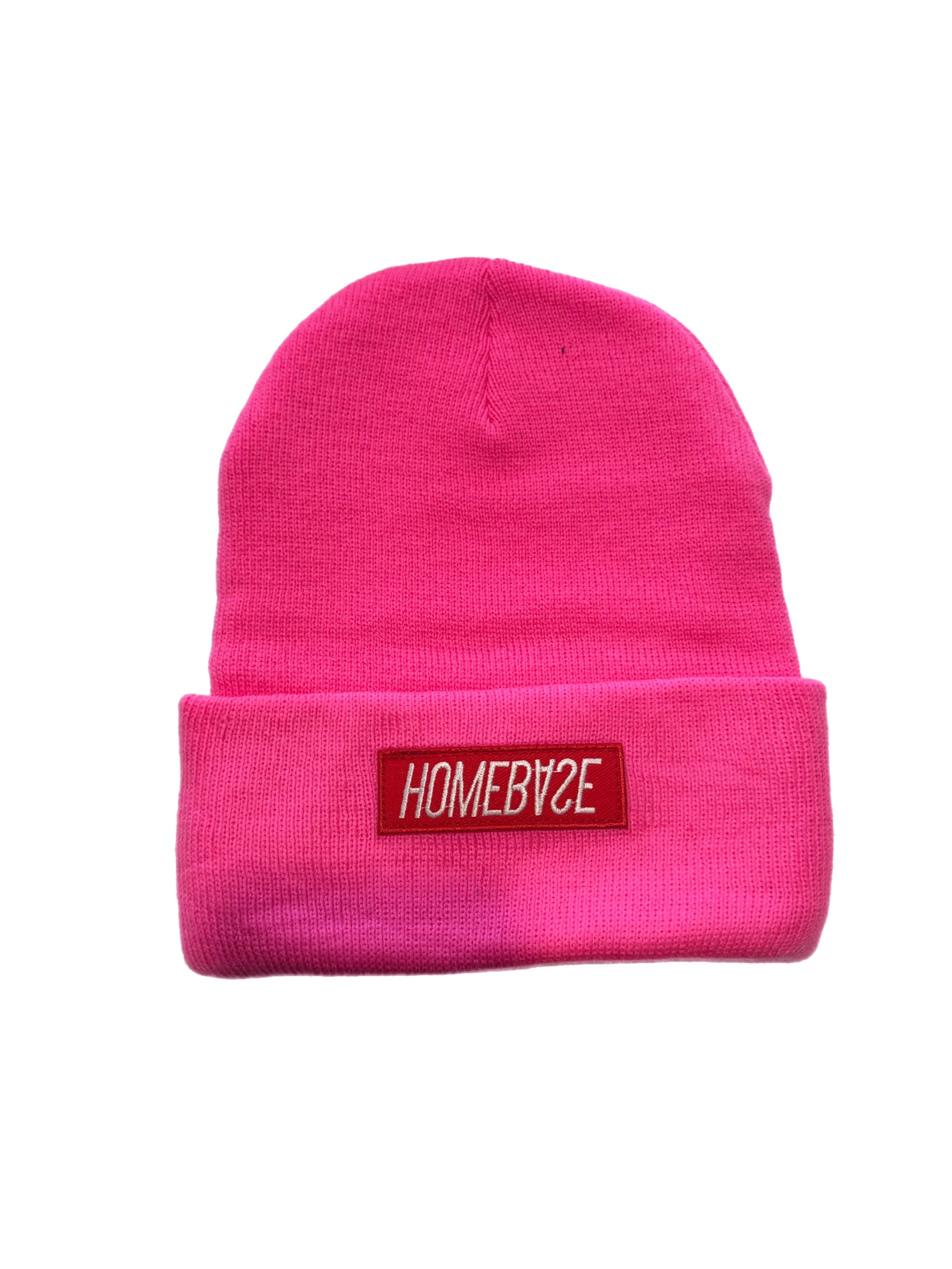 HB Box Logo Beanie Hot Pink