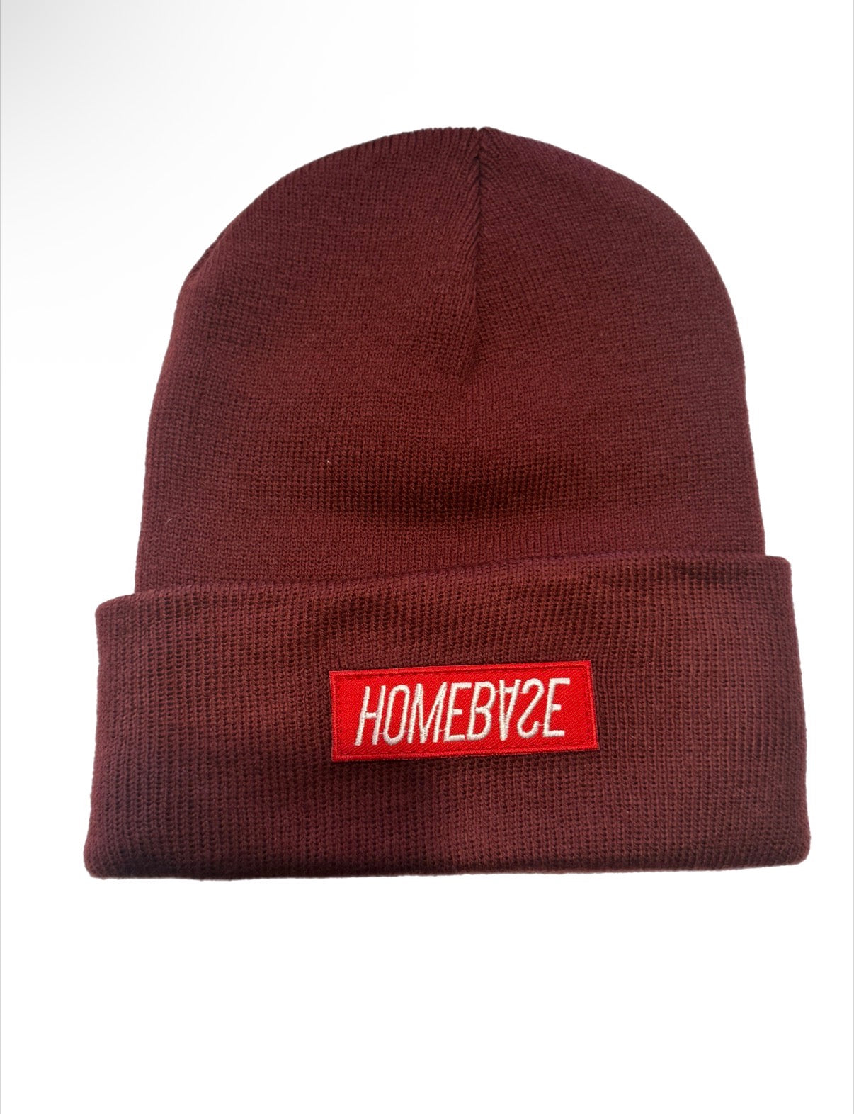 HB Box Logo Beanie Maroon