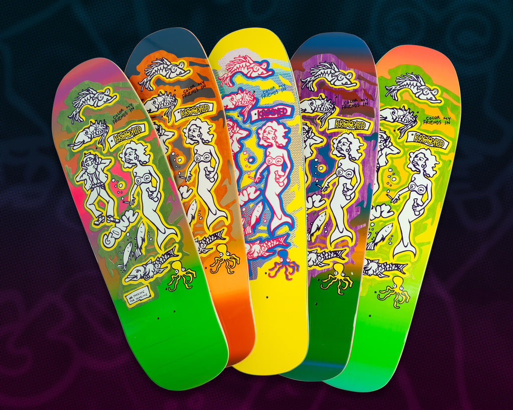 Gonz Color My Friends SSD24' Deck 9.8