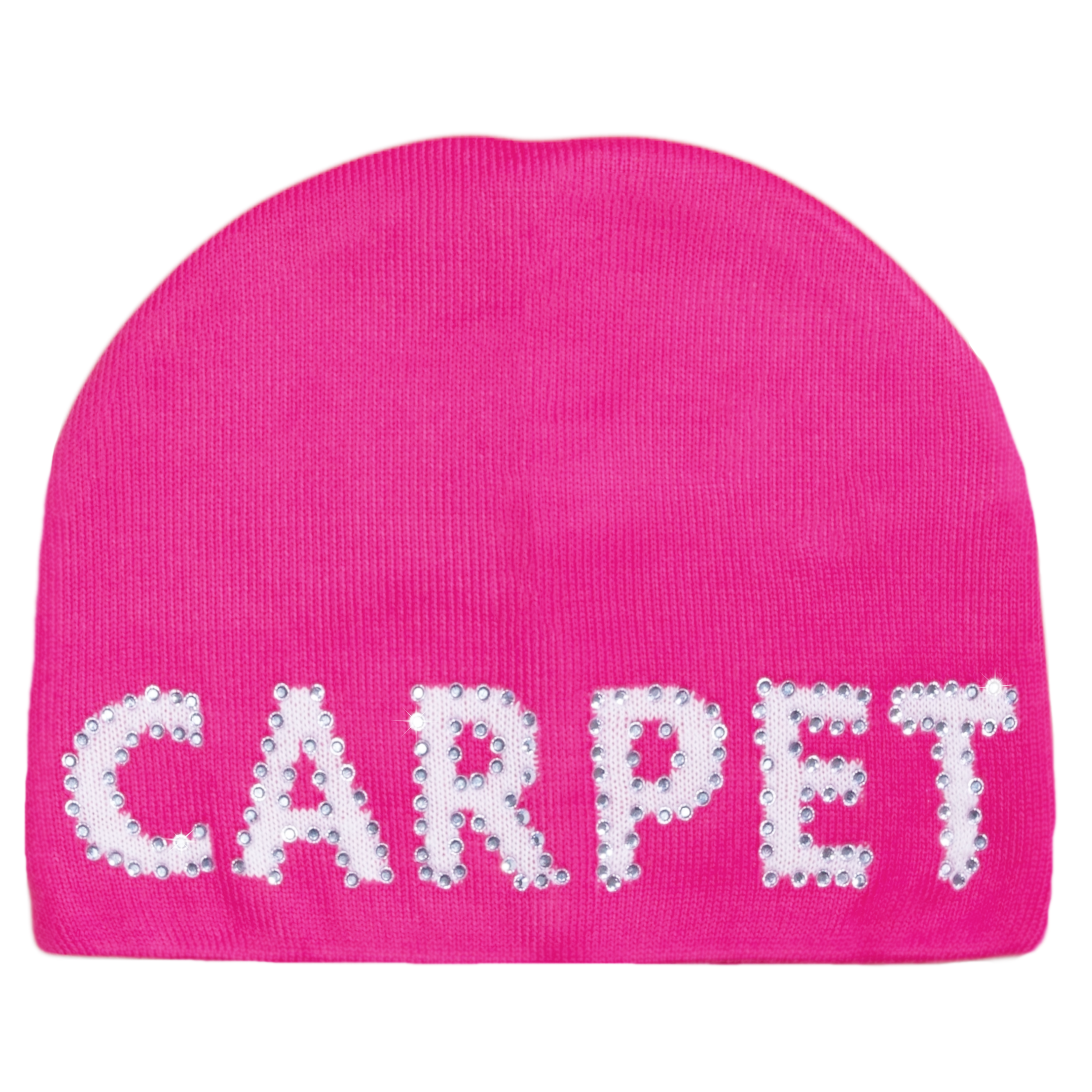 Rhinestone Beanie - Hot Pink – HOMEBASE610