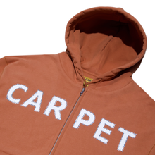 Load image into Gallery viewer, Rhinestone Double Zip Hoodie