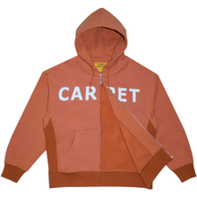 Load image into Gallery viewer, Rhinestone Double Zip Hoodie