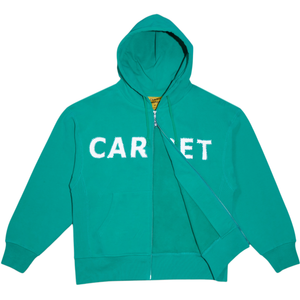 Rhinestone Double Zip Hoodie