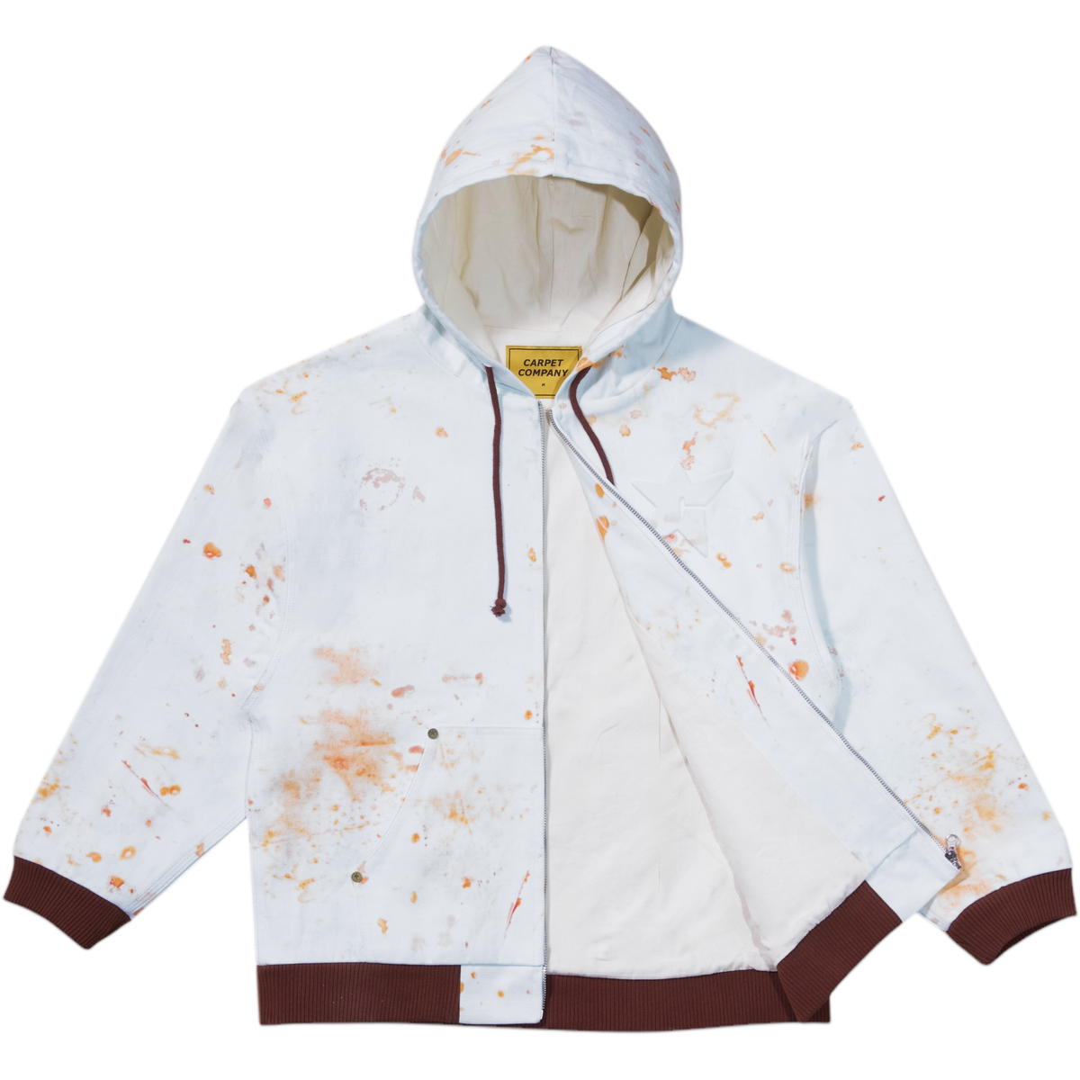 Rust Operator Jacket Rust Embossed Work Jacket – HOMEBASE610