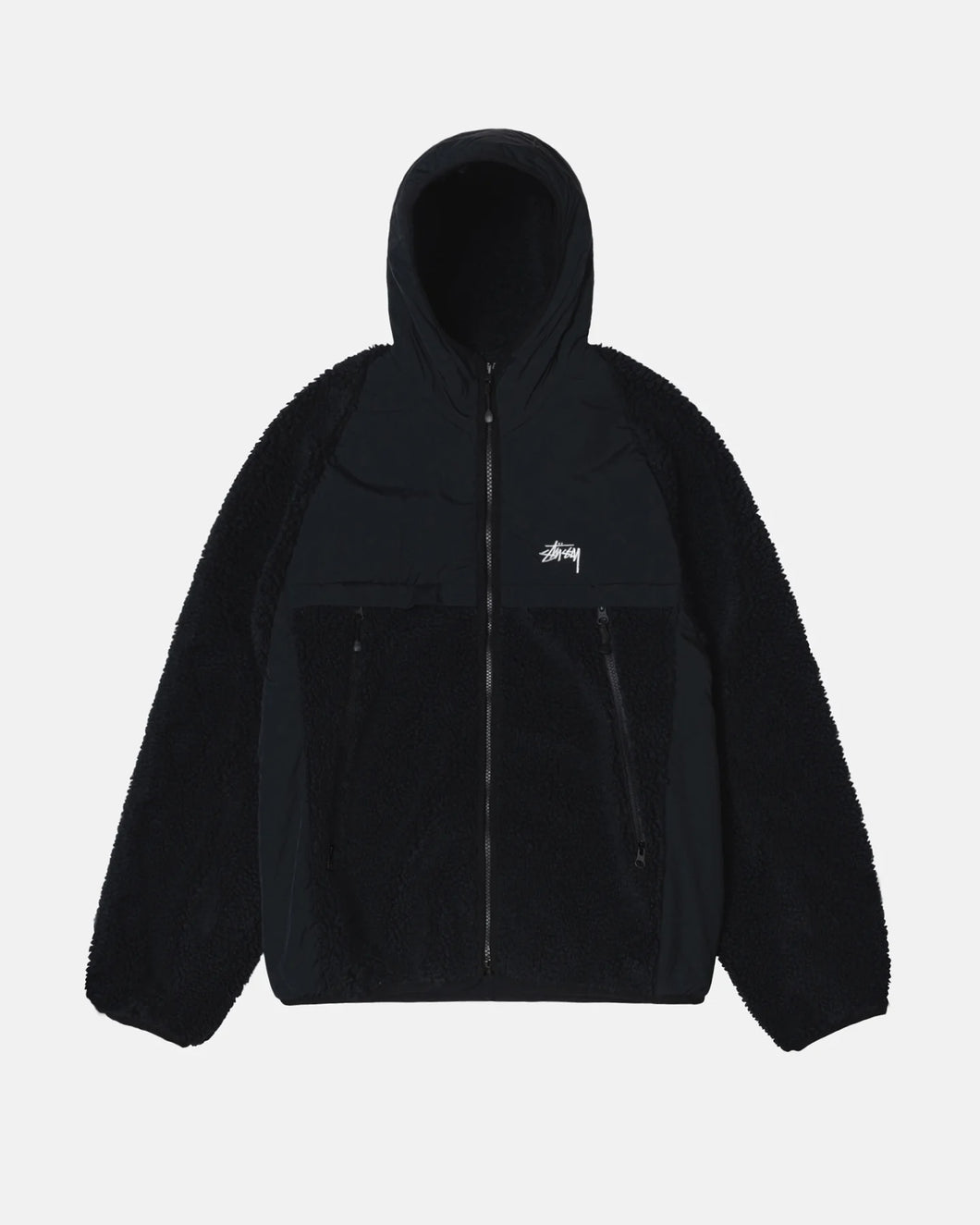 Sherpa Paneled Hooded Jacket