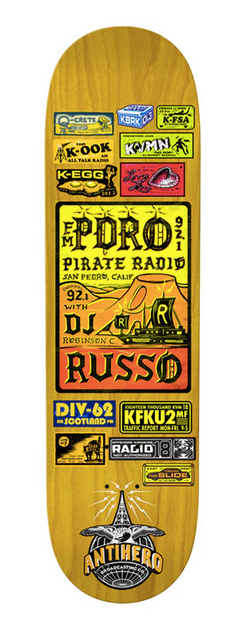 Anti Hero Russo Broadcasting Deck 8.38