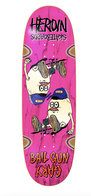 Heroin Bail Gun Gary 4 Deck 9.75"