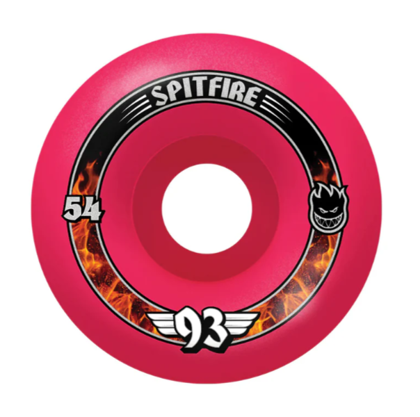 Spitfire Formula Four 93a Soft Sliders Radial Pink 54mm Wheel