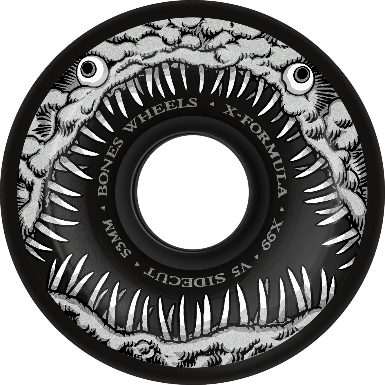 Bones Dark Waters V5 Sidecut Formula-X 99A Wheel Set 53