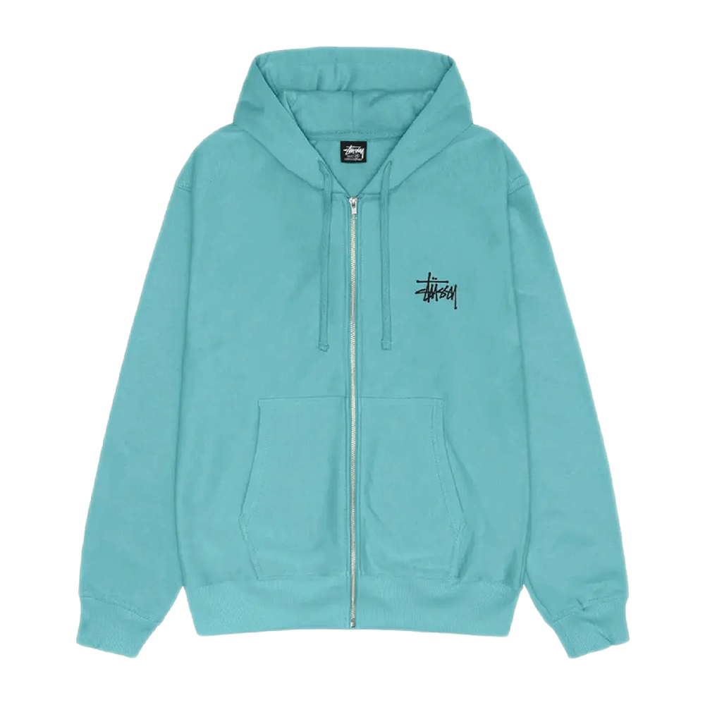 Cursive Applique Zip Hoodie
