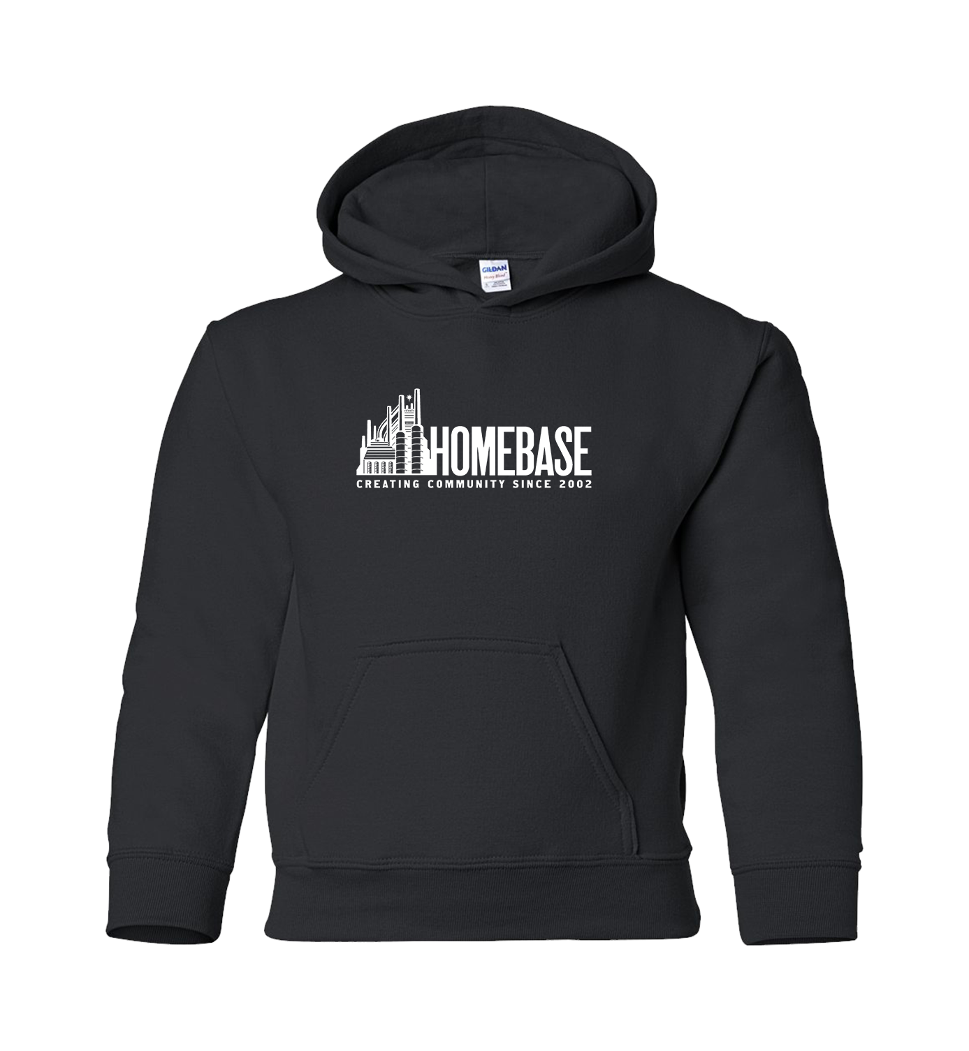 Youth Steel Stacked Hoodie