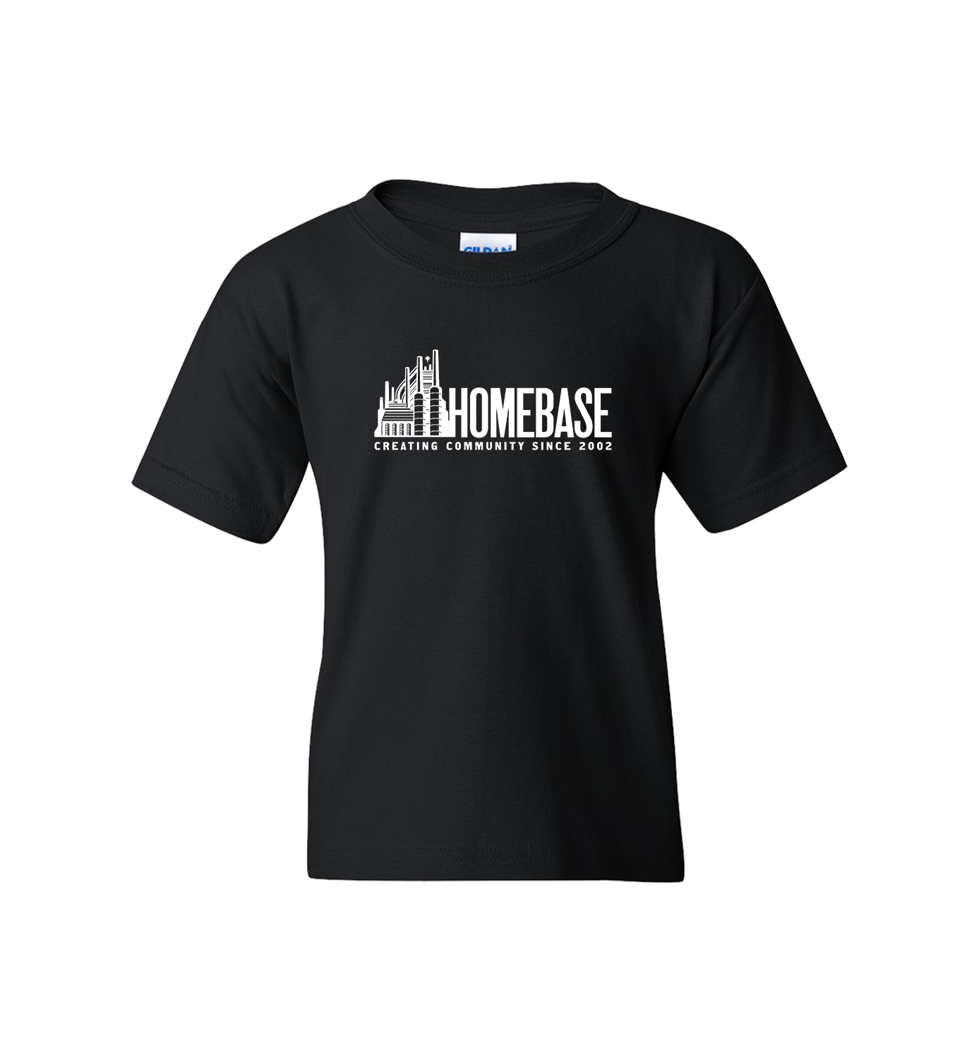 Youth Steel Stacked T-Shirt