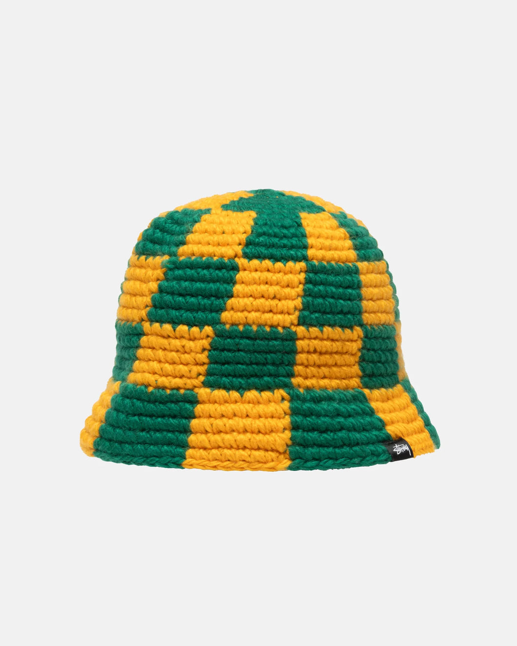 Checker Knit Bucket Hat