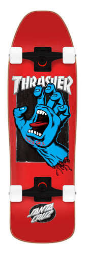 Thrasher Screaming Hand Santa Cruz Shaped Cruiser Complete 9.35