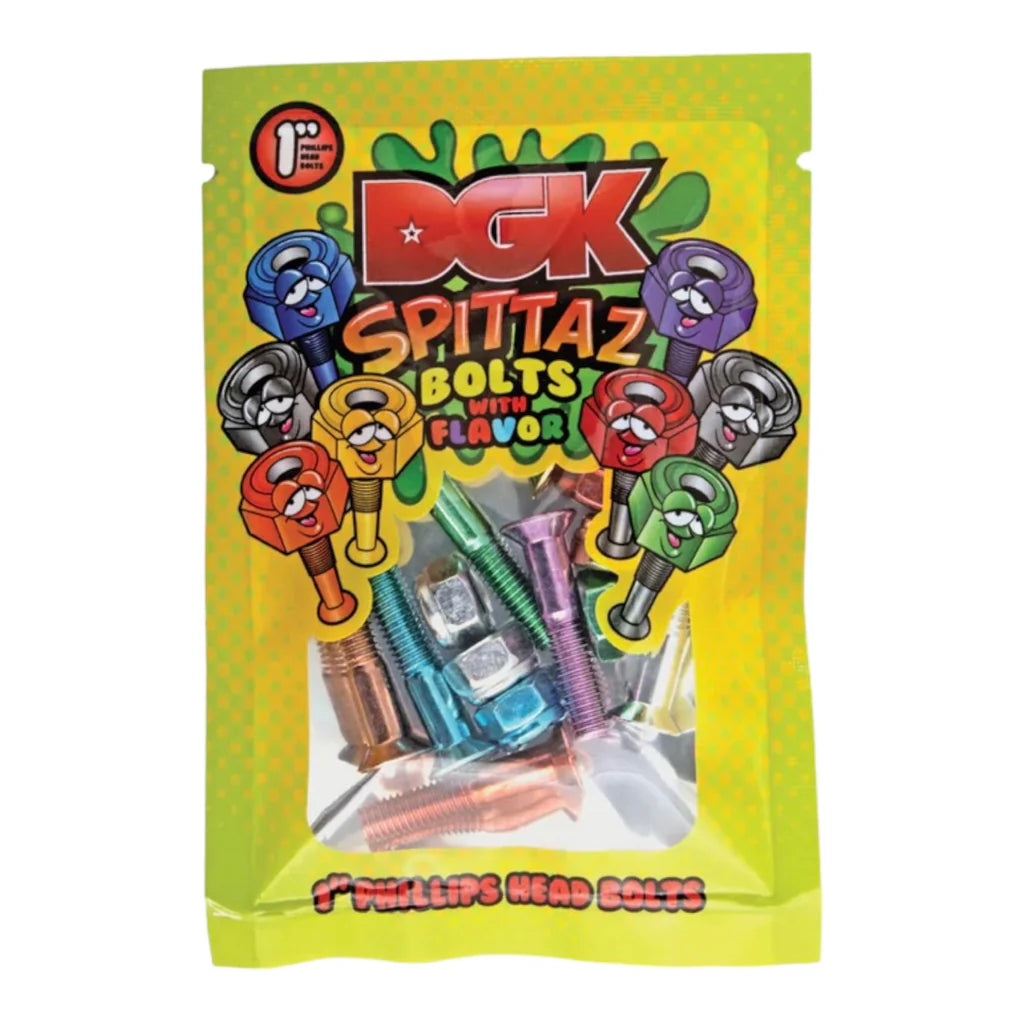 DGK Spittaz 1" Colored Bolts Hardware