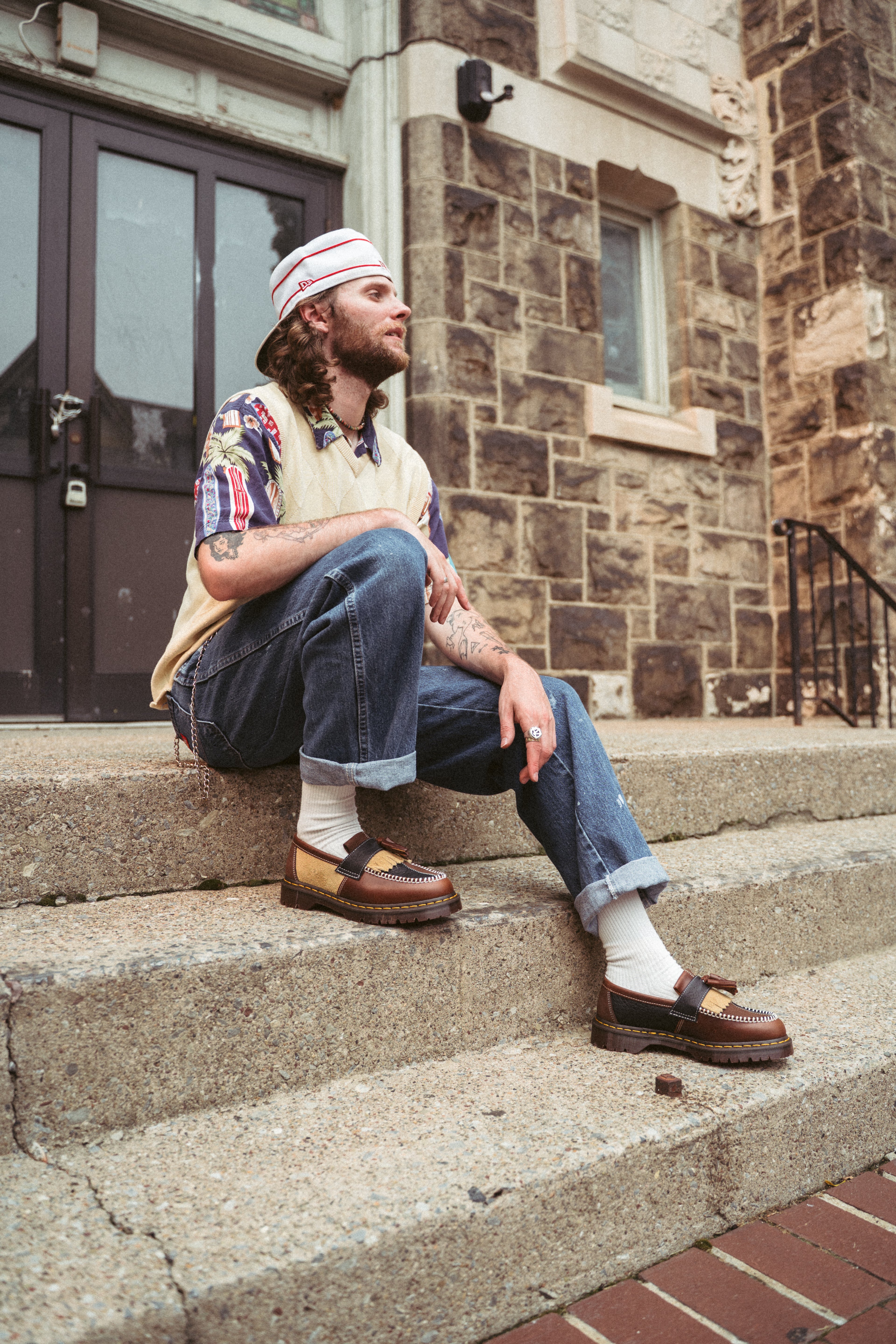 Adrian Patchwork Loafers
