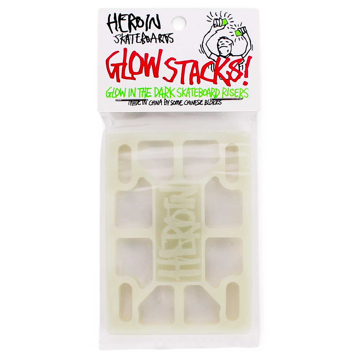 Heroin Glow In Dark Riser 1/8" Set