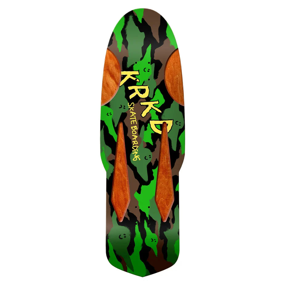 Krooked Team Camo Diamond Quad Deck 10.75