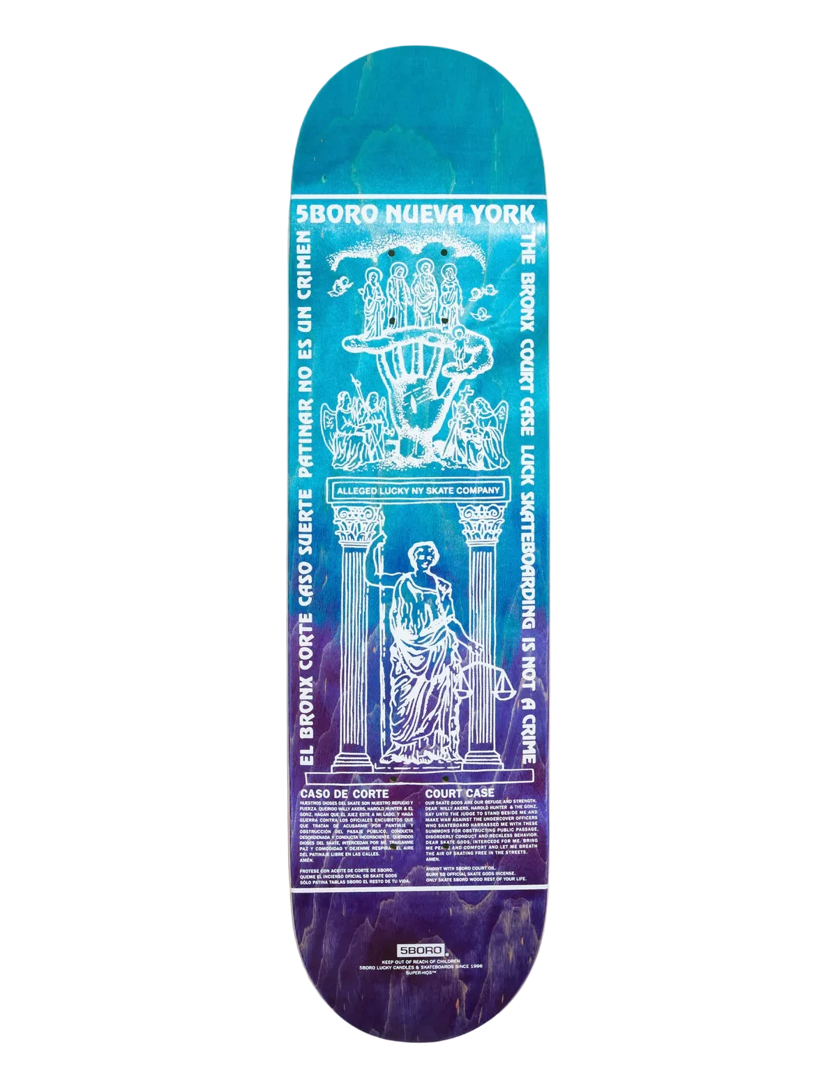 5Boro Lucky Candle Bronx Deck 8.125