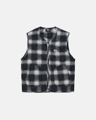 Plaid Nylon Liner Vest