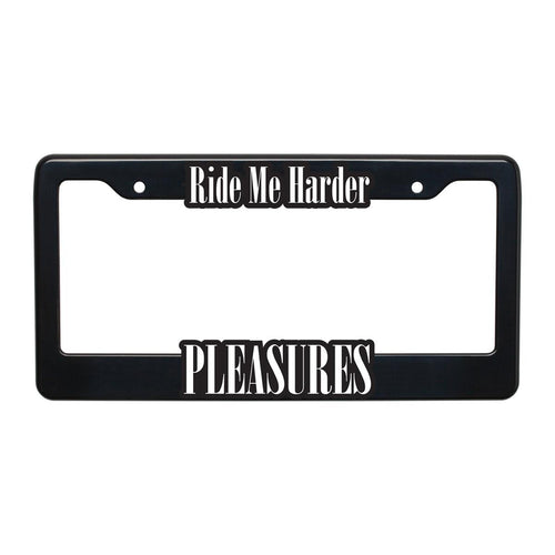 Ride Me License Plate Frame