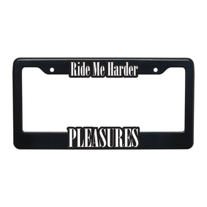 Ride Me License Plate Frame