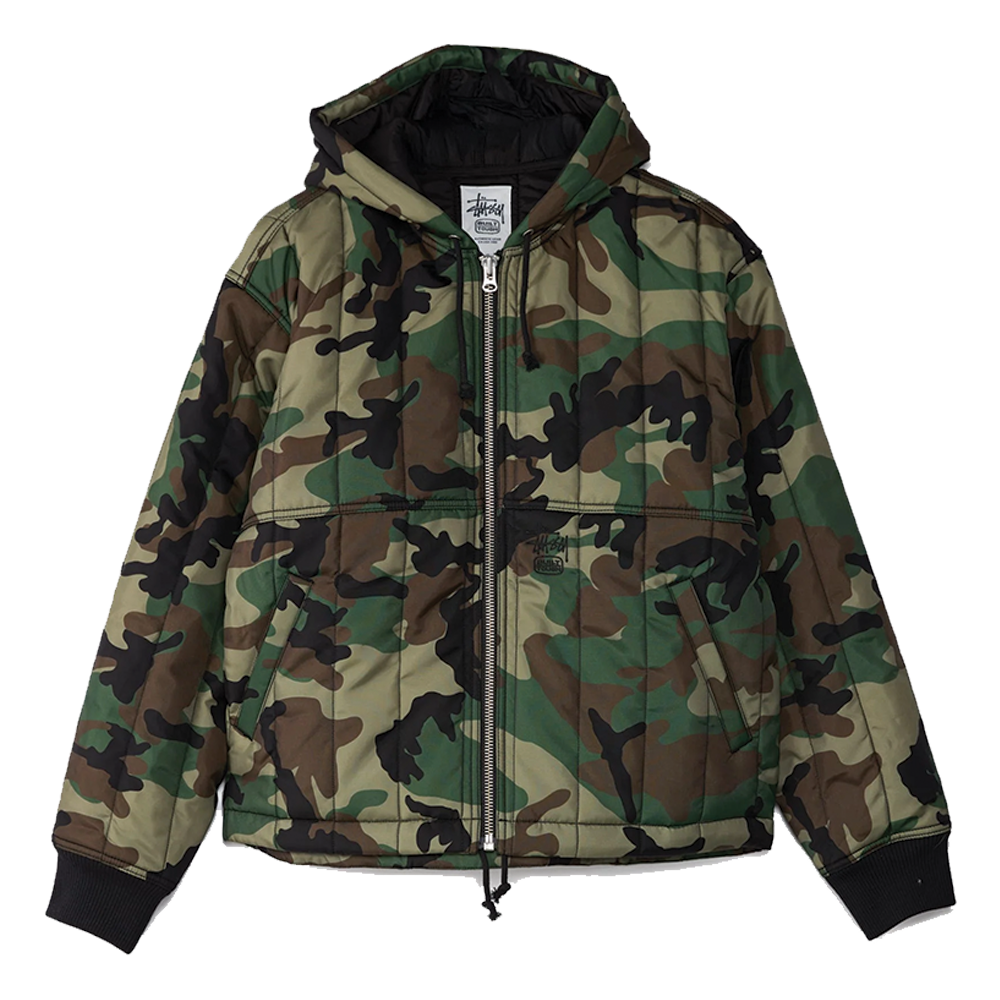 Quilted Nylon Work Jacket